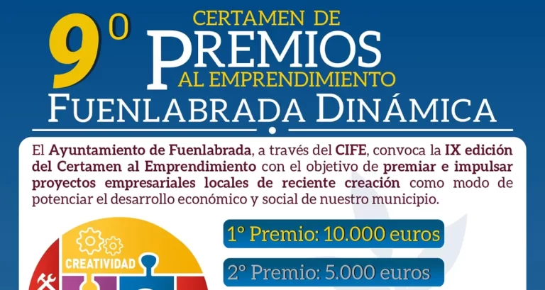 El Ayuntamiento de Fuenlabrada convoca la novena edición de los premios al Emprendimiento