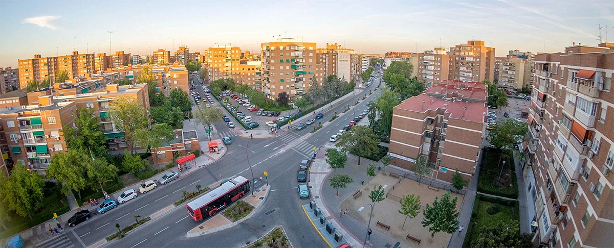 Vista aérea de Fuenlabrada
